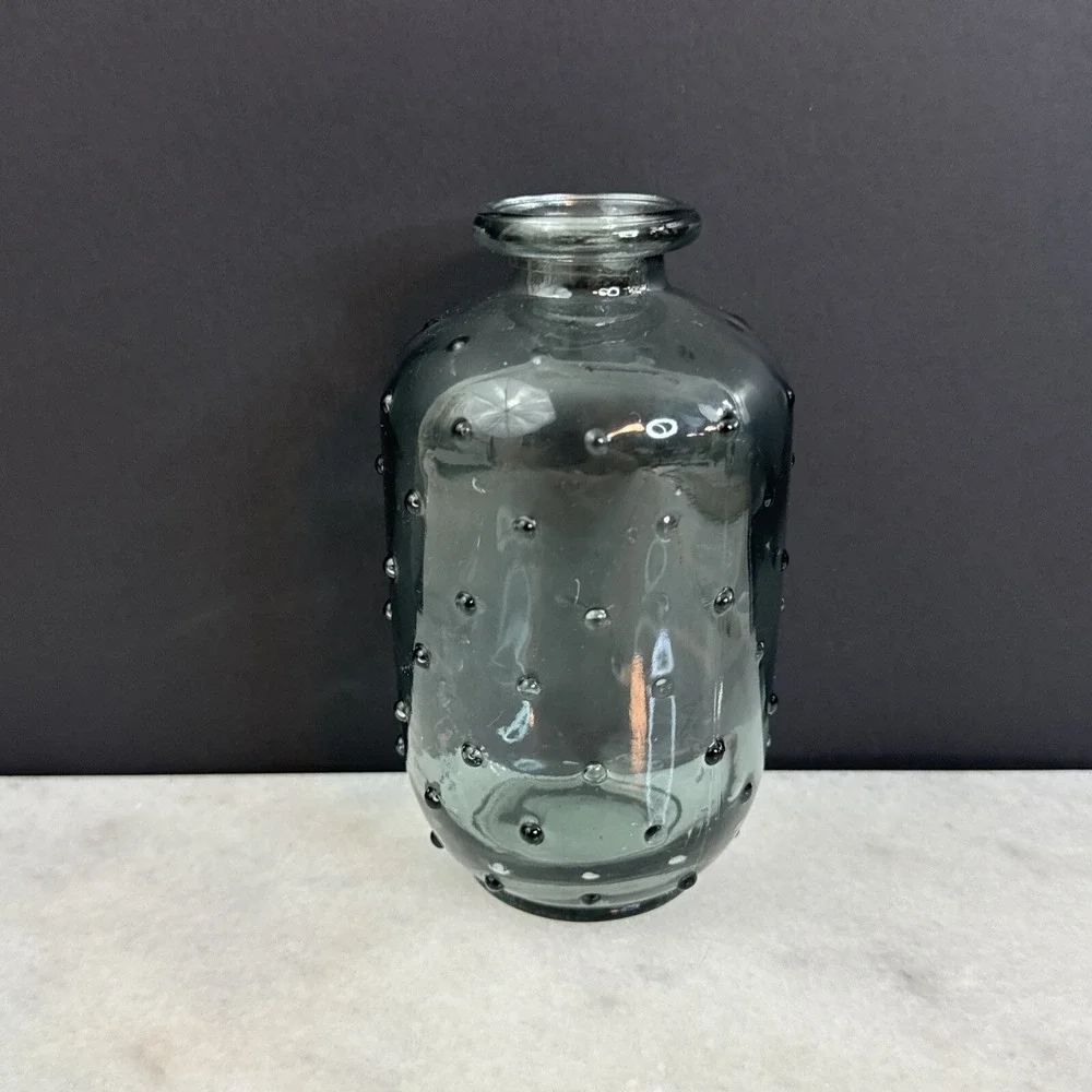 Small Blue Bubble Vase 5